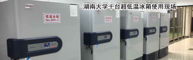 湖南大學(xué)低溫冰箱使用現(xiàn)場(chǎng)
